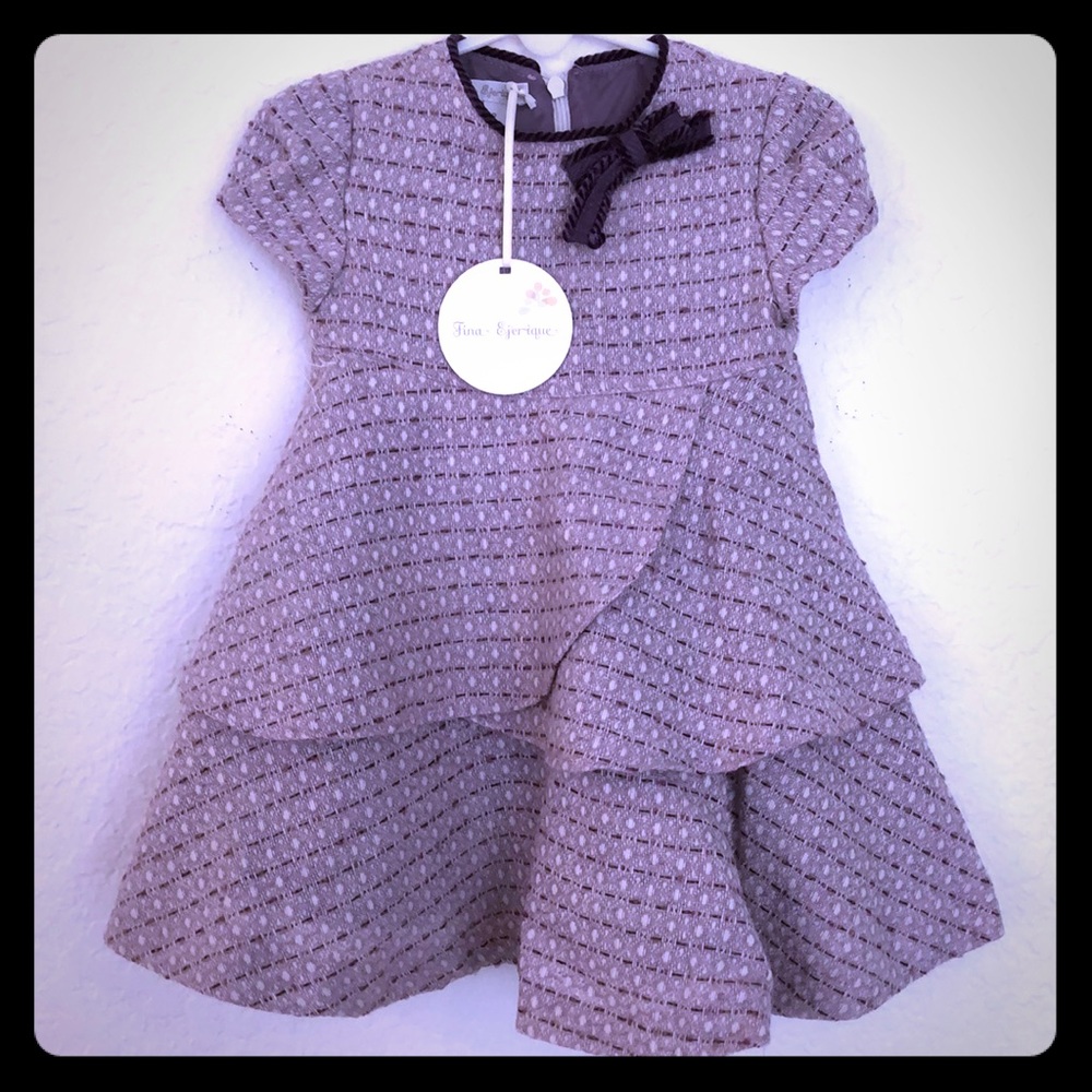 Adorable Toddler Girl Lavender Dress Sz 24 mos NWT